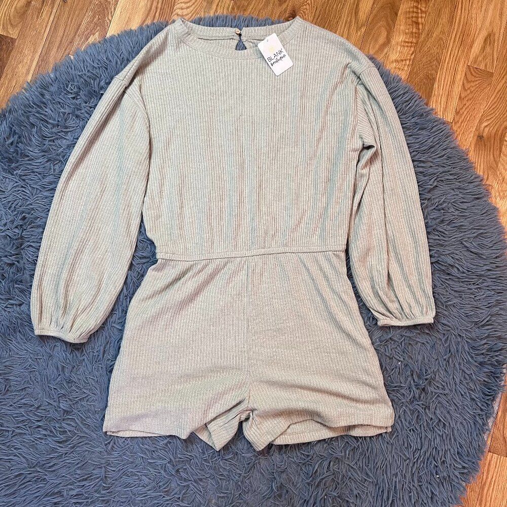 Wishlist Ribbed Romper Size M L NWT